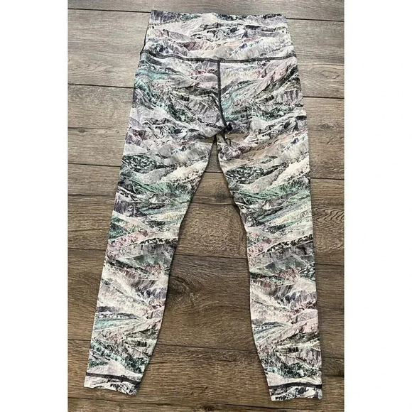 Lululemon Wunder Under High Rise Leggings Springscape Multi 6 - Picture 3 of 5